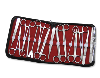 Trousse à dissection, 15 pièces