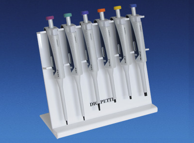 Stand for 6 micropipettes