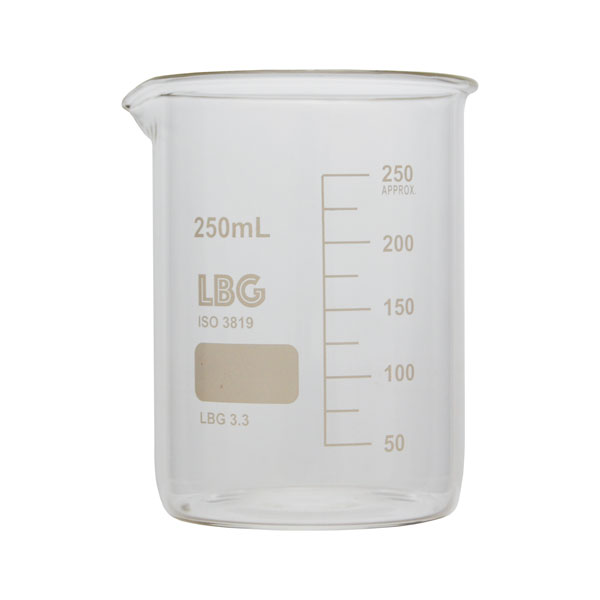 Bécher forme basse verre borosilicate 3.3