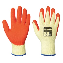 Gant Enduit latex(sachet individuel pour vente au détail) - Orange
