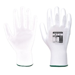 Gant PU (paquet de 12 paires) - Blanc