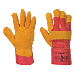 [A225RERXL] Gant Docker doublé polaire - Rouge