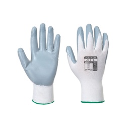 Gant Flexo Grip Nitrile(emballage blister) - Gris/Blanc