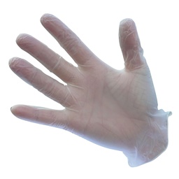 Gants à usage unique Vinyle Poudrés - Incolore