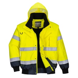 Blouson Haute-Visibilité bicolore - Jaune/Marine