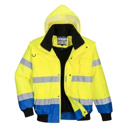 Blouson Haute-Visibilité bicolore - Jaune/Royal
