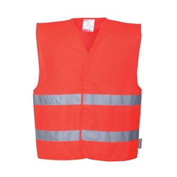 Gilet Double bande - Rouge