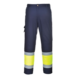 Pantalon combat Hi-Vis Bicolore - Standard - Jaune/Marine
