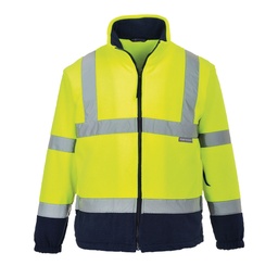 Polaire HiVis Bicolore - Jaune/Marine