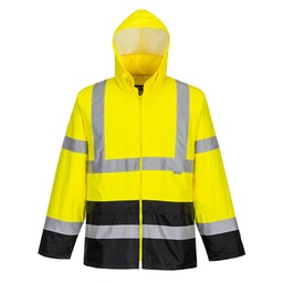 Veste de pluie Hi-Vis bicolore - Jaune/Noir