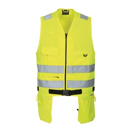 Gilet multipoches porte-outils Xenon - Jaune