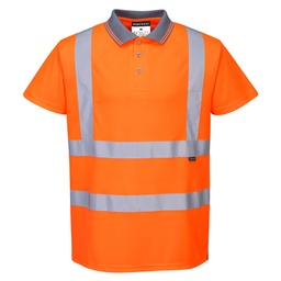 Polo Haute visibilité RIS - Long - Orange
