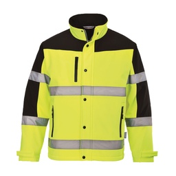 Softshell HV Bicolore (3 couches) - Jaune