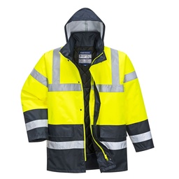 Parka Bicolore Traffic - Jaune