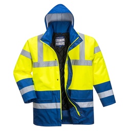 Parka Bicolore Traffic - Jaune/Royal