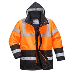 Parka HV Bicolore - Orange/Noir