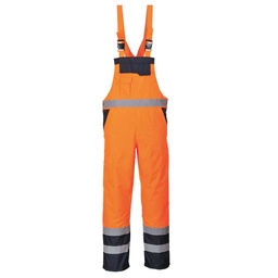 Cotte bicolore matelassée - Orange