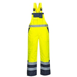 Cotte bicolore matelassée - Jaune