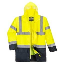 Parka 5 en 1 Essentiel Bicolore - Jaune/Noir