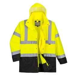 Parka Bicolore Executive 5-en-1 - Standard - Jaune/Noir