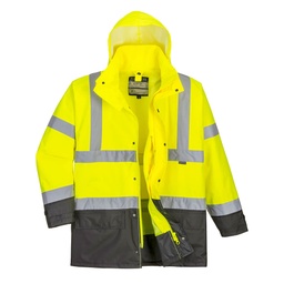 Parka Bicolore Executive 5-en-1 - Standard - Jaune/Gris
