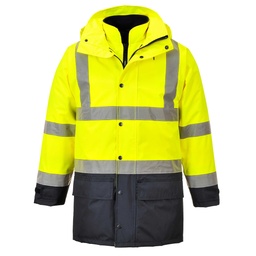 Parka Bicolore Executive 5-en-1 - Standard - Jaune/Marine