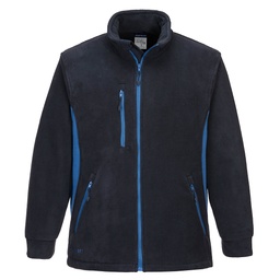 Blouson polaire bicolore Texo - Marine