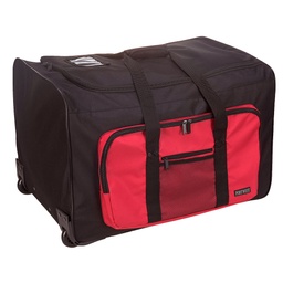 [B907BKR] Sac à roulettes multipoches - Noir