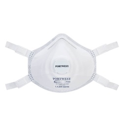[P305WHR] Masque respiratoire FFP3 haut de gamme, filtration 99%, norme EN 149 FFP3 NR D - Blanc (5 pièces)