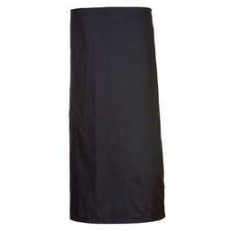 [S794BKR] Tablier Chef avec poche - Noir