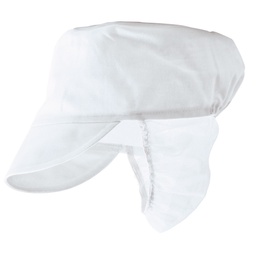 [S896WHR] Casquette à résille - Blanc