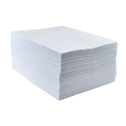 [SM50WHR] Tapis absorbant pour hydrocarbures uniquement - Blanc (200 pièces)