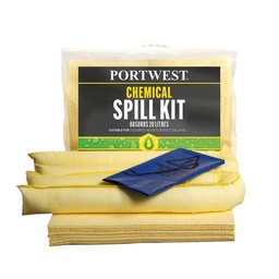 [SM90YER] Kit absorbant 20 litres, produits chimiques - Jaune