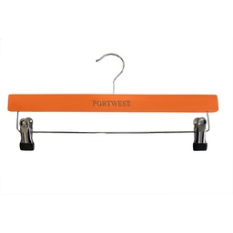 [Z457ORR] Cintre bois pour pantalons - Orange
