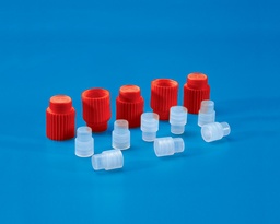 Bouchons pour tubes à usage unique - PE - neutres - 1000 pièces