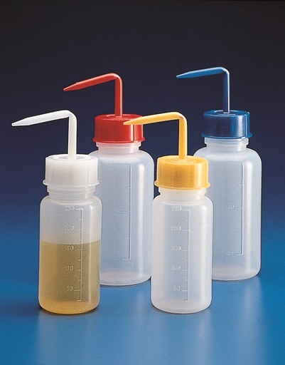 WASH BOTTLES GRADUATED WIDE-NECK