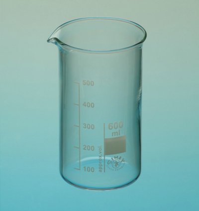 Bécher à bec forme haute en verre borosilicate Simax