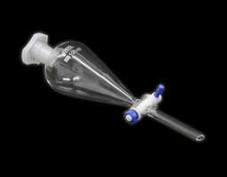 Separation funnel ground SQUIBB, plastic stopper
