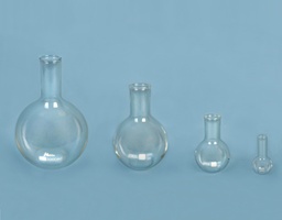 Ballon fond plat col étroit ECO en verre borosilicaté