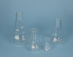 Fiole Erlenmeyer ECO col large en verre borosilicaté