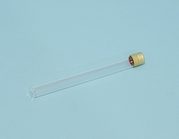 [135001834] Culture tube round bottom Aluminum screw cap, 16x160 mm, 22 mL