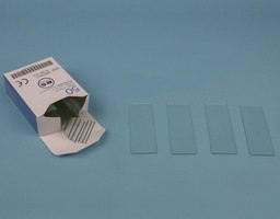[135002694] Microscope slides RS FRANCE cut edge90° , box 50