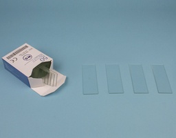 [135002695] Microscope slides RS FRANCE ground edge 90°, box 50