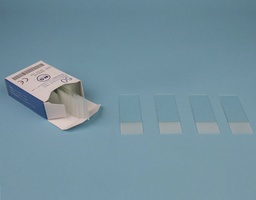 [135002697] Microscope slides RS ground edge 90° both sides frosted, box 50