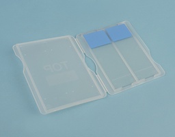 [135002712] Boîte en plastique plate pour 2 lames