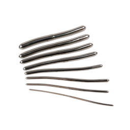 [366000004] Bougie Hégar, double, inox, 20 cm, série de 8 pièces: n°3/4 à n°17/18