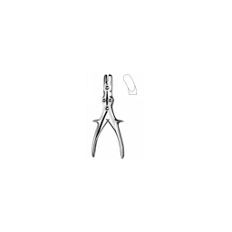[366000678] Pince Gouge Luer, 4 articulations, mors 8 mm, droite, 22 cm