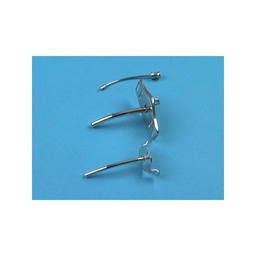[366000945] Canule trachéale de Jackson, 3 pièces, n°4, dia. 8 mm