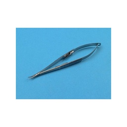 [366001013] Porte-aiguille Castroviejo, mousse, 14 cm, courbe