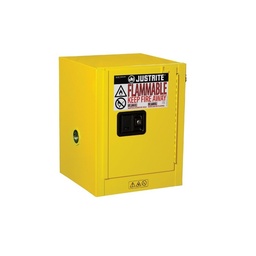[208000590] Armoire de sécurité FM pour produits inflammables - Sous paillasse 1 porte - 15 litres - Porte Manuelle - H 610 x L 430 x P 430 mm
